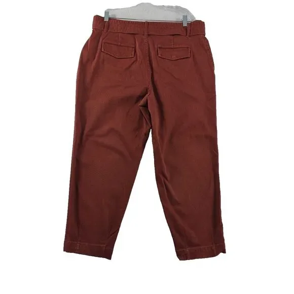 Target a. new. day  A New Day Barrell Pants Women's 12 Pleat Front D Ring Belt - Picture 2 of 7